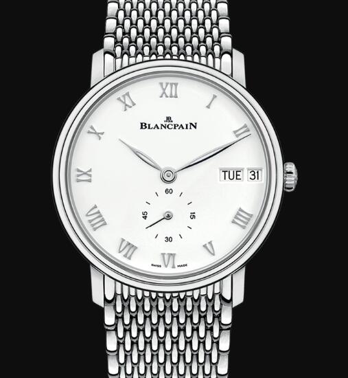 Review Blancpain Villeret Watch Price Review Jour Date Replica Watch 6652 1127 MMB - Click Image to Close
